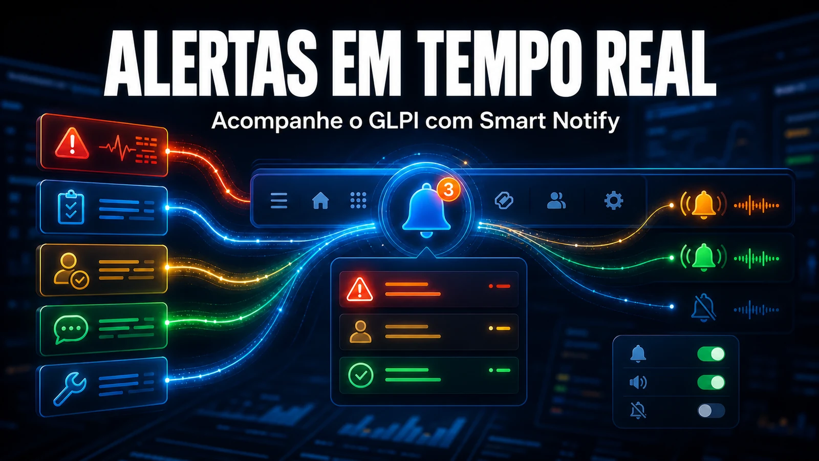 Notificações em tempo real no GLPI com Smart Notify