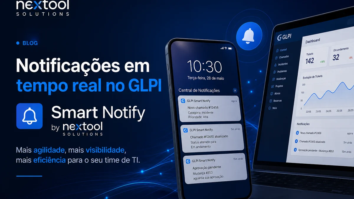 Notificações em tempo real no GLPI com Smart Notify