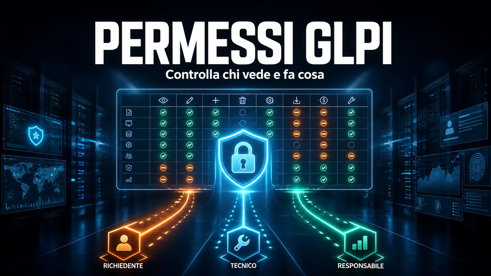 Profili e Permessi in GLPI: Controllo degli Accessi nella Pratica