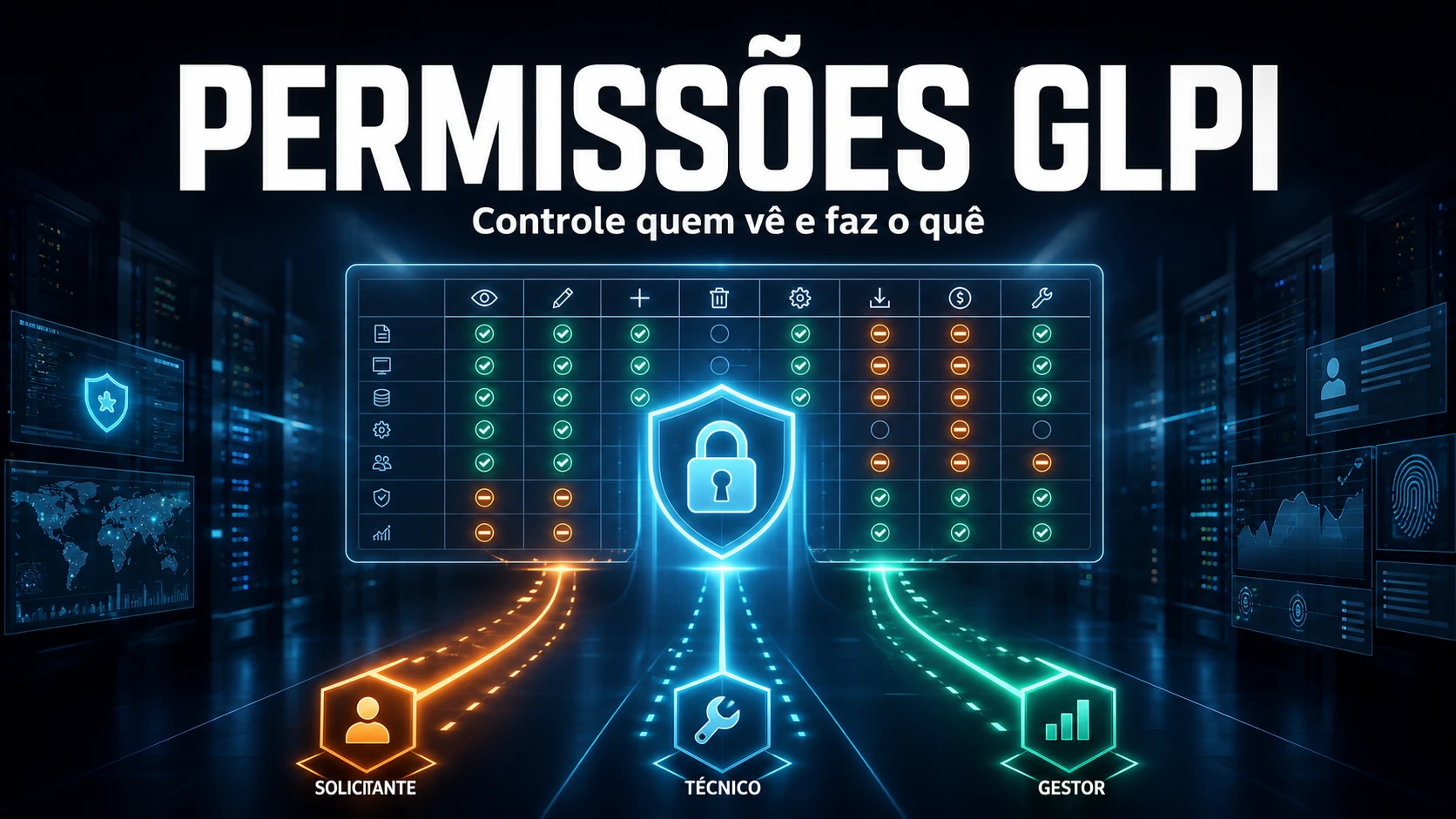 Perfis e Permissões no GLPI: Controle de Acesso na Prática