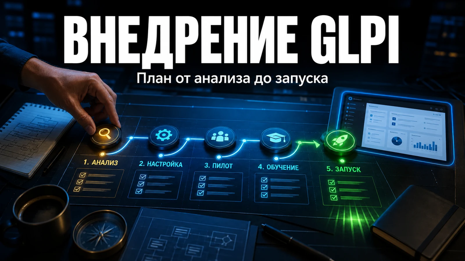 Планирование внедрения GLPI: полный чек-лист