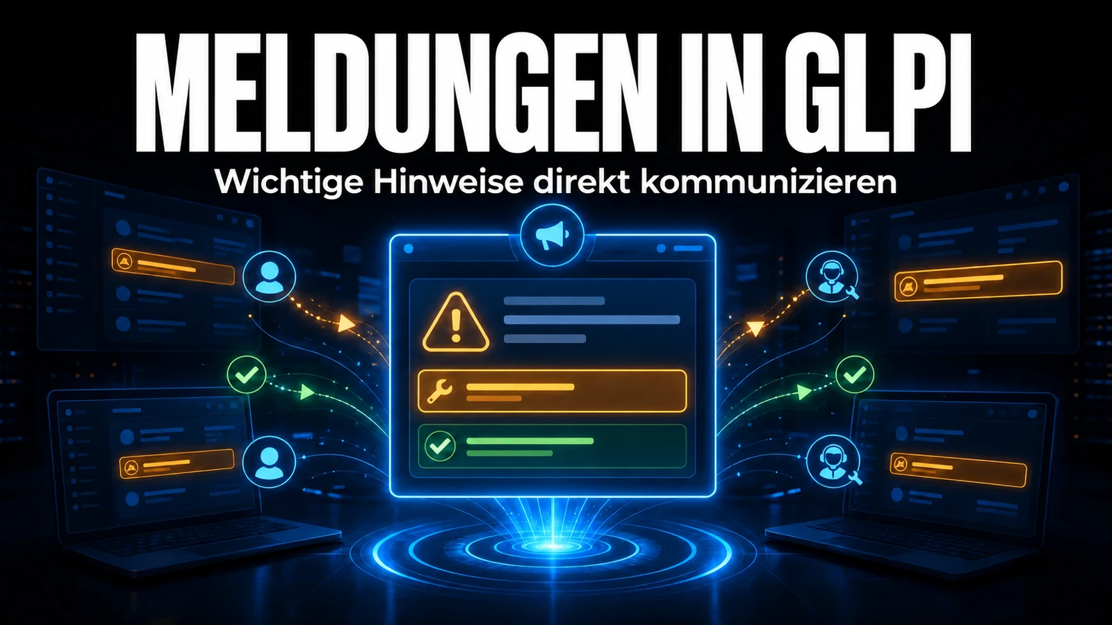 Plugin News: Warnungen und Mitteilungen in GLPI