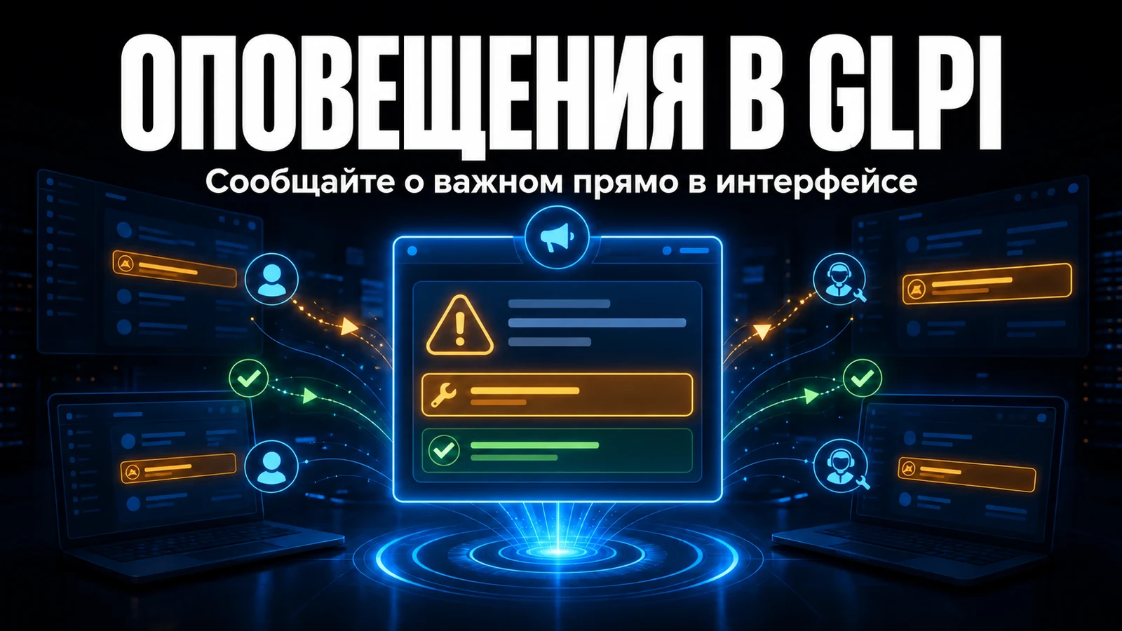 Плагин News: оповещения и объявления в GLPI