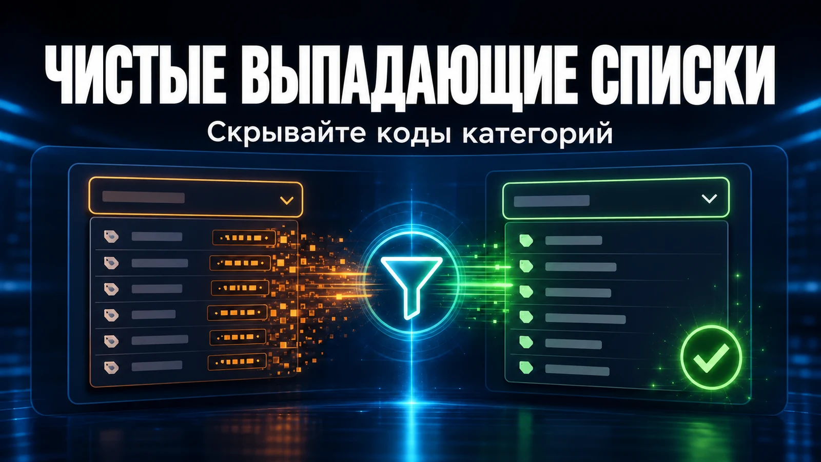 Как убрать код категории из выпадающих списков GLPI 11