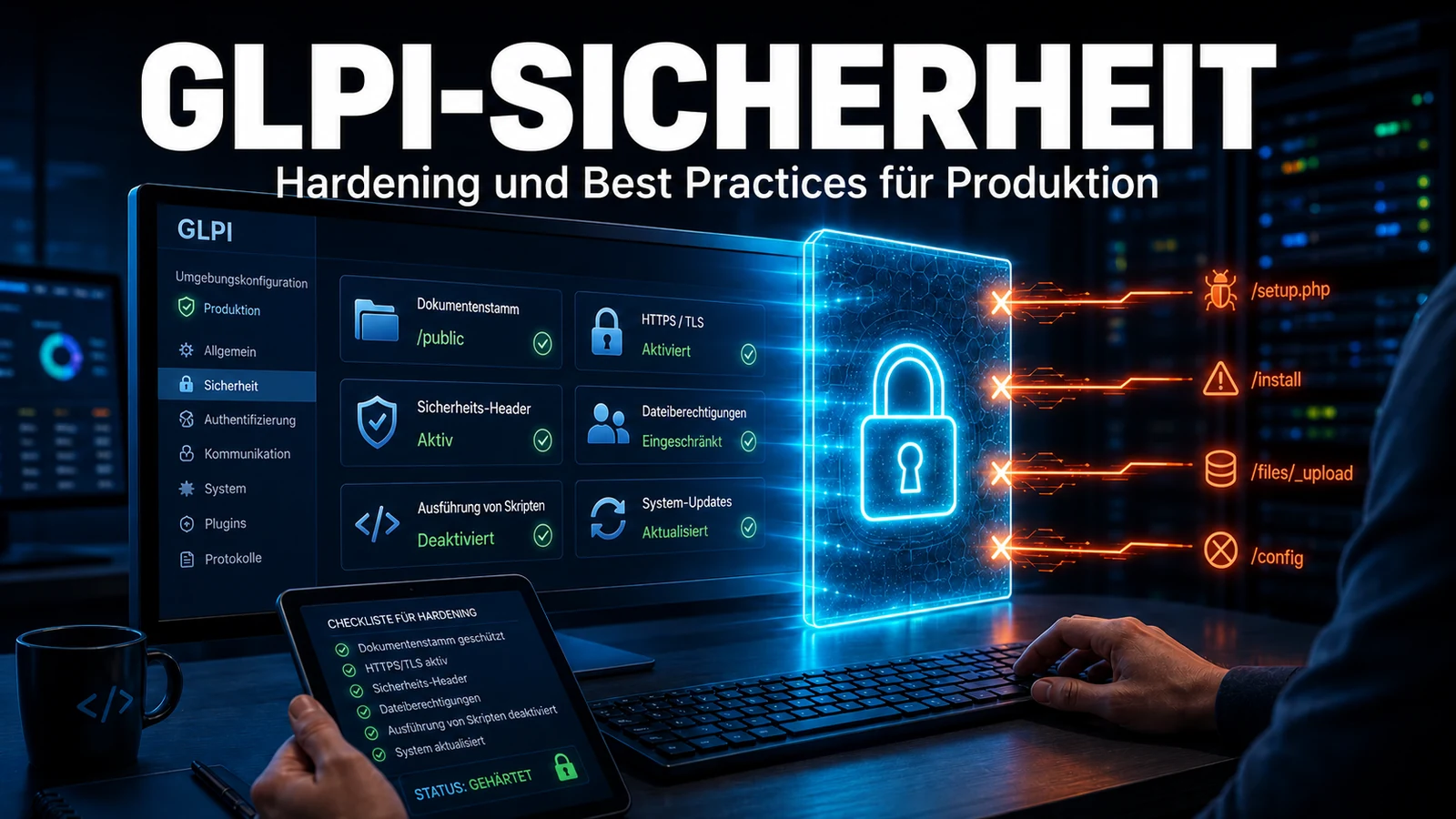 GLPI-Sicherheit: Hardening und Best Practices
