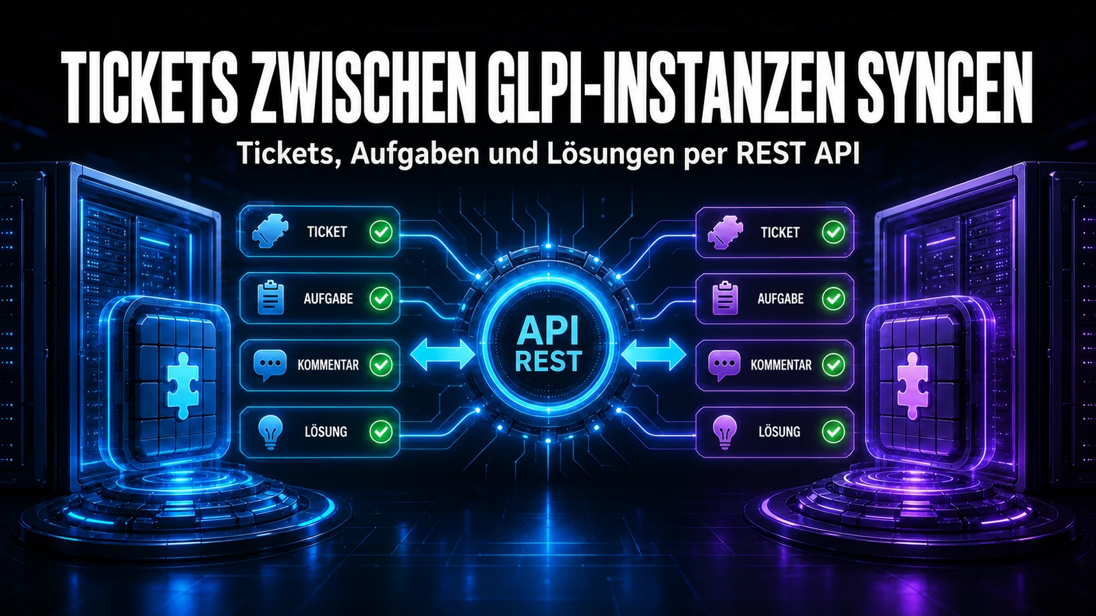 Tickets zwischen zwei GLPI-Instanzen synchronisieren