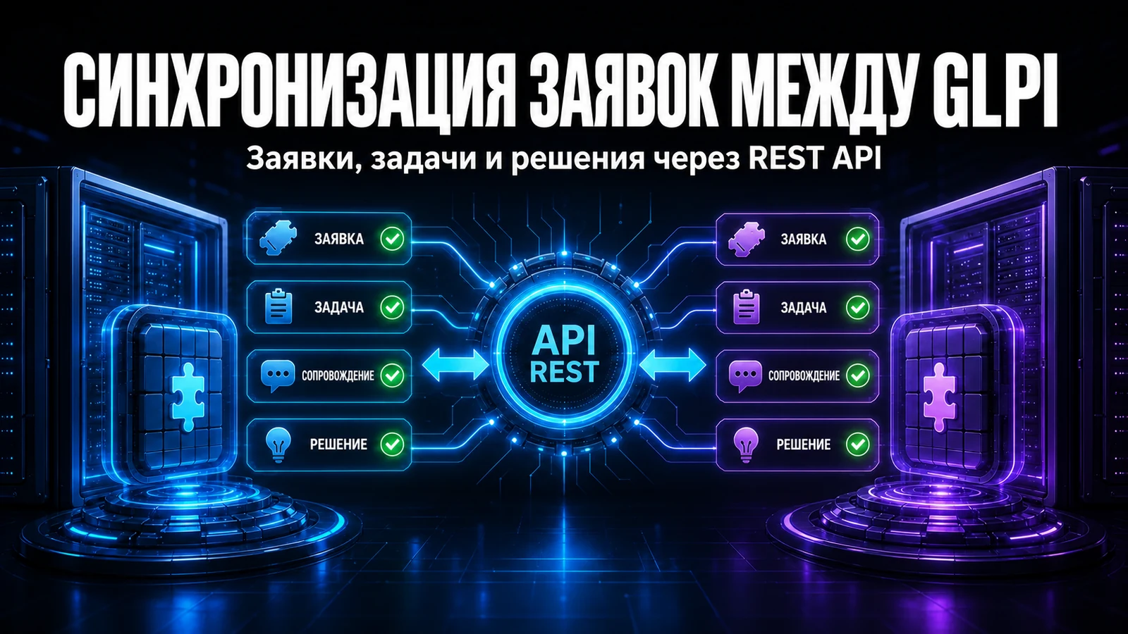 Как синхронизировать заявки между двумя инсталляциями GLPI