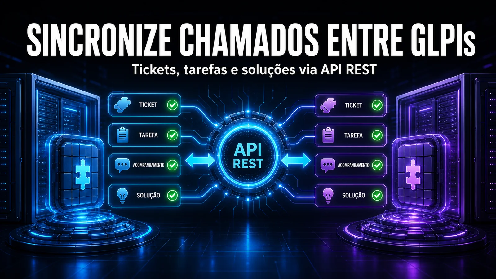 Como sincronizar chamados entre duas instâncias do GLPI