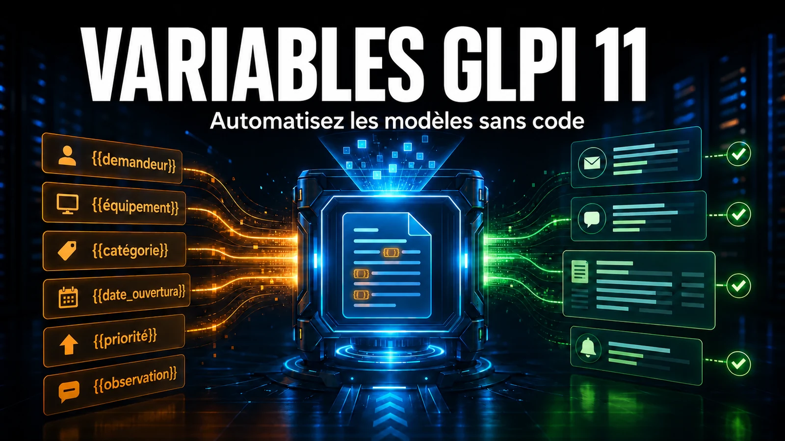 Variables d'Automatisation et Modèles dans GLPI 11