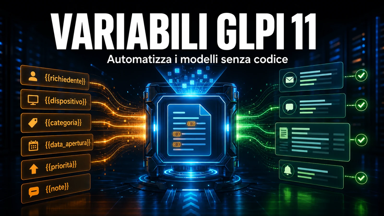 Variabili di Automazione e Modelli in GLPI 11